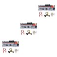 thumbnail image 4 of Shengyu PCI-E 1x to 16x Adapter with LED Indicators High Speed PCI- Extender Red 3Set, 4 of 6