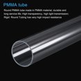 thumbnail image 4 of Unique Bargains 41mm ID 45mm OD 305mm  Clear Acrylic Pipe Rigid Round Tube for Lighting, Models, Plumbing, Crafts 2 Pack, 4 of 6