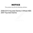 thumbnail image 2 of Transit Auto Rear Wheel Cylinders and Drum Shoes Hub Bearing Assembly Kit for Car Hyundai Elantra K7D-101711, 2 of 11