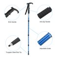 thumbnail image 4 of Unique Bargains Trekking Poles Collapsible Telescopic Hiking Pole 43 Inch T Handle, Blue, 4 of 5