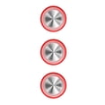 thumbnail image 4 of Ruiboury Mobile Phone Game Joystick Practical Screen Sucker Rocker Gamepad Button Controller Assist Joypad Gaming Supplies Red 3Set, 4 of 6