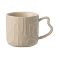 thumbnail image 1 of Mainstays Brown Embossed Geometric Pattern Glazed Ceramic Mug, 14 oz, 1 Piece, 1 of 5