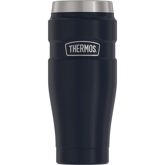 THERMOS Stainless King 16 Ounce Travel Tumbler, Matte Blue