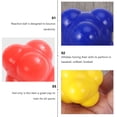 thumbnail image 2 of Agility Ball Hexagonal Reaction Ball Agile Training Equipment Ball Random Color, 2 of 8