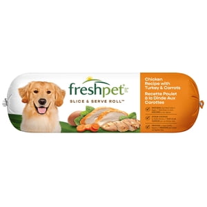 Freshpet Fresh Dog Food, Chunky Chicken & Turkey Recipe, Slice & Serve 0.68kg