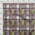 thumbnail image 2 of oneOone Cotton Silk Fabric Swirl & Check Ikat Print Sewing Fabric BTY 42 Inch Wide, 2 of 4