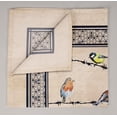 thumbnail image 4 of Vargottam Collection de Luxe Linge de Table Décor Serviette en Coton Tissu Imprimé Serviettes Réutilisables Ensemble de 12, 20 Pouces X 20 Pouces - Oiseau, 4 of 6