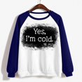 thumbnail image 5 of Mode Hoodies for Women 2023 T-shirt Imprimé Manches Long Chemisier Col Rond Décontracté Tops Sweatshirt 50% de Réduction Halloween / Costumes de Noël, 5 of 5