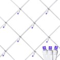 thumbnail image 2 of Novelty Lights 4x6 Outdoor Purple LED Net Lights, 100 Bulbs, White Wire, 2 of 5