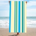 thumbnail image 1 of SuoKom Stripe Series Couverture de Plage Serviettes en Microfibre Grandes Serviettes de Bain Serviettes de Plage Serviettes de Plage en Microfibre en Liquidation, 1 of 8