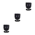 thumbnail image 2 of Decodeary Visors Materials For Clear Easy To Carry Vintage Dark brown black 3Set, 2 of 6