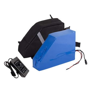 With charger 36V 28Ah 10S8P ebike battery triangle bag Li-ion electric bicycle Tricycle motorcycle 260x180x90x150x180x55mm