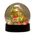 thumbnail image 2 of Christmas Decorations Outdoor Desktop Ornament Christmas Globe With LED Lights Globe Decor With Santa Christmas Tree & Festive Scenes For Holiday Home Decor Desktop dress up, 2 of 6