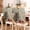 Multicolor #3, variant on Christmas Chair Covers Set of 1 | 3D Holiday Dining Chair Back Cover with Lights, Balls and Tree Design