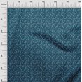 thumbnail image 3 of oneOone Polyester Spandex Teal Blue Fabric Animal Craft Projects Decor Fabric Printed By The Yard 56 Inch Wide, 3 of 5