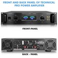 thumbnail image 2 of Professional Portable PA System, 2 Channel Digital Stereo Power Amplifier, 6500 Watts Power Audio Amp, for Home Speaker Systems, Inputs: XLR, 1/4'', RCA Bridge, stereo Dual cooling Speed fans., 2 of 7