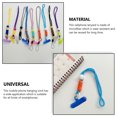 thumbnail image 3 of Langgg Mobile Phone Lanyard Adjustable Reusable Neck Hanging Rope with Hook Microfiber Safety Straps Accessory Picnic Running Type 5, 3 of 5