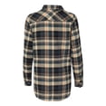 thumbnail image 2 of Chemise en Flanelle à Manches Longues pour Femmes, 2TG, Kaki Foncé, 2 of 2