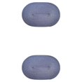 thumbnail image 2 of kurtrusly Table Kitchen Place Mat Apposite For Dining Table Wide Application Place Mat For Dining Table Easy To Clean dark blue 2Set, 2 of 6