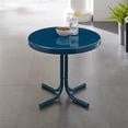 thumbnail image 3 of Pemberly Row Modern Metal Steel Patio End Table in Navy Blue, 3 of 6
