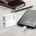 thumbnail image 2 of 3.1A Type - C PD + 3USB Multi - Port Travel Charger - 65W Fast Charging, Automatic Recognition, Safe, Ideal for Travel, Charges Multiple Devices, 2 of 5