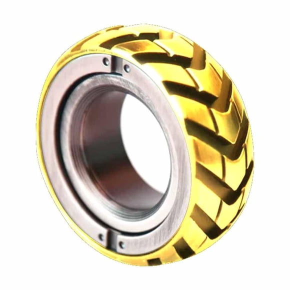 Spinner Stainless Steel Fidget Dual Function Motorcycle Tire Fidget Function Dual Spinner f Anxiety F4P4