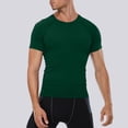 thumbnail image 2 of Kaemgyyd Chandail de Compression Homme Respirant à Manches Courtes Ajusté Athlétique Sport sous-Vêtement Séchage Rapide Extensible Course Entraînement Hauts, 2 of 4