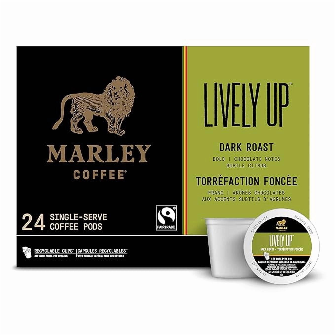 Marley Coffee Lively Up single serve for keurig kcup brewers 96 count ( 4 pack )
