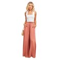 thumbnail image 2 of maskred Flowy Leg Pants For Women - Addition To Any Wardrobe Leg Pants Flowy Thin Style Orange,1 M, 2 of 6