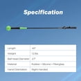 thumbnail image 3 of Costway 40" Golf Swing Trainer Aid with Weighted Head for Grip Rhythm Flexibility Balance Green, 3 of 10