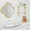 thumbnail image 3 of Vesta Baby Cotton Rope Portable Moses Baby Changing Basket Set - Unisex - Boho Gray & White, 3 of 3