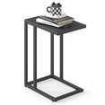 thumbnail image 1 of Gymax C Shaped End Table w/ Metal Frame Sofa Table for Small Space Indoor Outdoor, 1 of 10