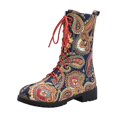 thumbnail image 1 of Bottes d'Automne et d'Hiver à Talon Bas, Lacées, Bout Rond, Bottines Courtes pour Femmes, 1 of 9