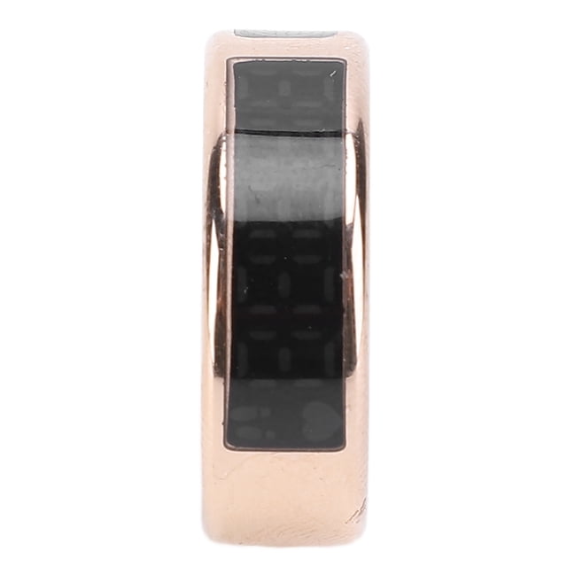 Bague de Suivi de Santé Sportive, Bague Intelligente de Mise en Forme avec Surveillance de l'Exercice en Temps Réel en Acier Inoxydable IP68 Résistante à l'Eau Bague Intelligente pour Fêtes 8 Diamètre Intérieur 16mm/0.62 Po,9 Intérieur