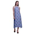 thumbnail image 1 of Bimba Robe Longue Dos Nu Géométrique Décontractée pour Femmes Robe de Plage Imprimée-TTG, 1 of 6