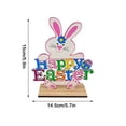 thumbnail image 1 of Pisexur Easter Decorations 2022 Easter Decorations Easter Wood Printing Decorations Easter Atmosphere Layout Holiday Home Decor, 1 of 1