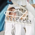 thumbnail image 3 of Space Saving Sock Drying Hanger With Clips for Dorm Rooms and Small Spaces—Efficient Laundry Organizer for Students, 3 of 6