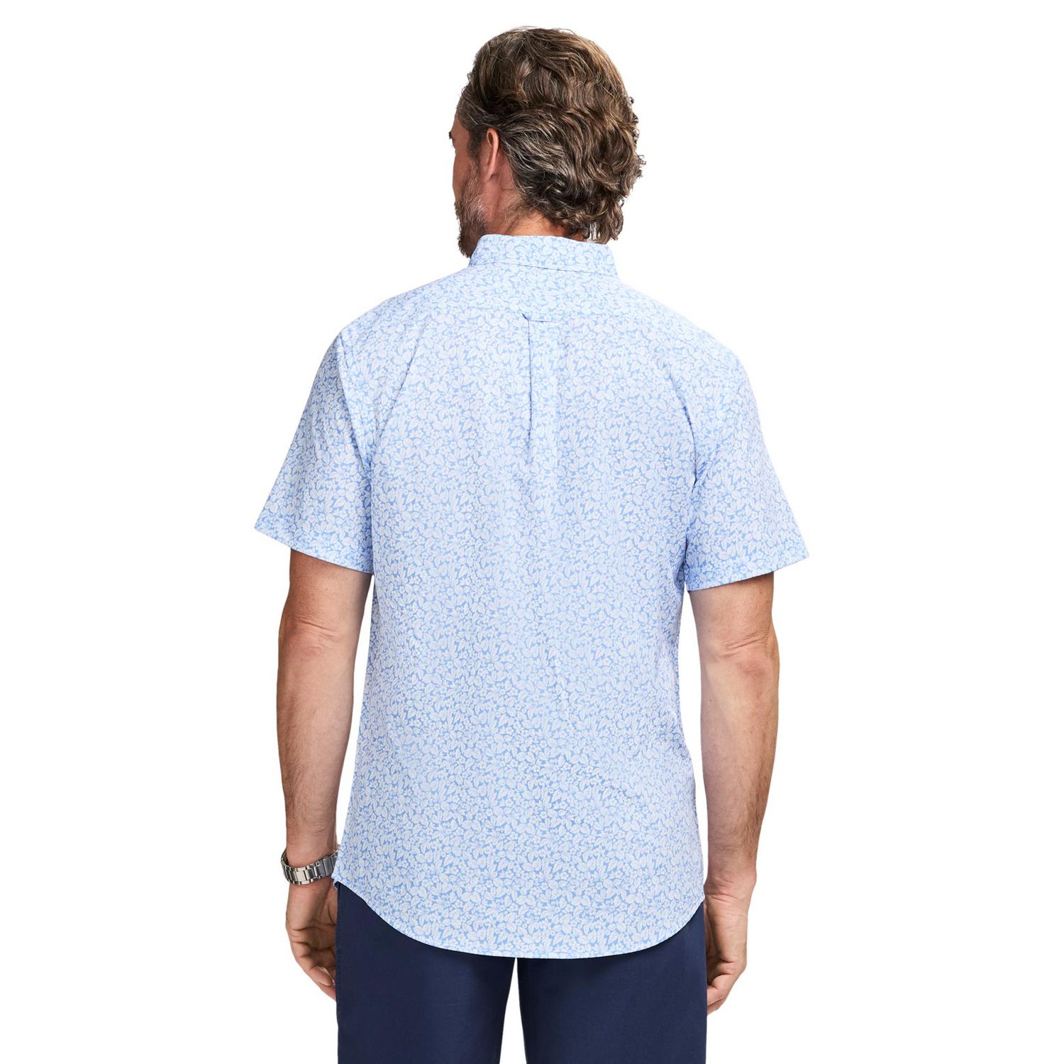 IZOD Chemise à manches courtes boutonnée Breeze
