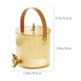 thumbnail image 3 of Cold Brew Pitcher with Tap - Beverage Dispenser with Faucet, Large Capacity Drink Pitcher for Refrigerator, Leak Proof & Portable, Gold, JKODE, 3 of 8
