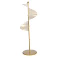 thumbnail image 2 of Tnarru Scarf Display Rack Floor Display Stand Stable Stand Decor with 30 Hanger Rods Spiral Scarf Holder for Headbands Boutique Home Gold, 2 of 8
