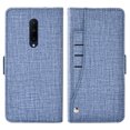 thumbnail image 4 of OnePlus 7T Pro Case, iCoverCase Genuine Leather Wallet Case Slim Fit Folio Book Design with Stand and Card Slots Flip Case Cover for OnePlus 7T Pro (Blue), 4 of 5
