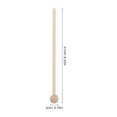 thumbnail image 2 of Shisuyan 2 Pairs Drum Playing Sticks Drum Playing Rods Replacing Music Drum Sticks Wood Drum Sticks Bulks Drum Stick Bulk Wooden Drum Sticks Practical Drum Stick, 2 of 9