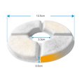 thumbnail image 2 of Meterk 6Pcs Cat Water Fountain Filter Active Carbon Resin Filter Replacement Round Pet Water Dispenser, 2 of 7
