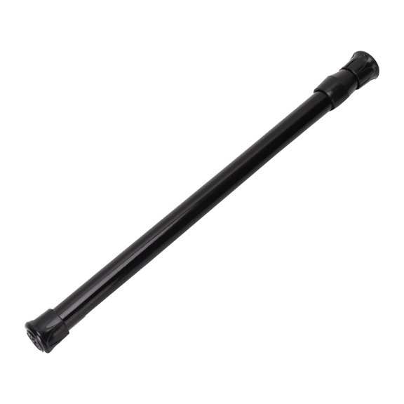 FAGINEY Curtain Pole, Black Curtain Rail, Telescopic For Shoe Rack Blackout Curtain Rod