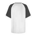 thumbnail image 5 of Timegard Womens Tops Summer Casual Color Block Drop Shoulder Short Sleeve Comfy Loose Blouse Top Tee, 5 of 5