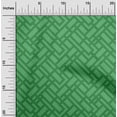 thumbnail image 2 of oneOone Viscose Jersey Green Fabric Geometric Sewing Material Print Fabric By The Yard 60 Inch Wide, 2 of 4