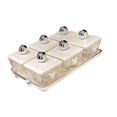 thumbnail image 1 of Lipstore Divided Serving Dishes Appetizer Tray Portable for New Year Wedding Holidays 6 Compartment, 1 of 8