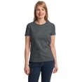 thumbnail image 1 of Gildan T-Shirt à Manches Courtes pour Femmes en Coton 100 pour Cent avec Encolure Rubanée. 2000L, 1 of 1