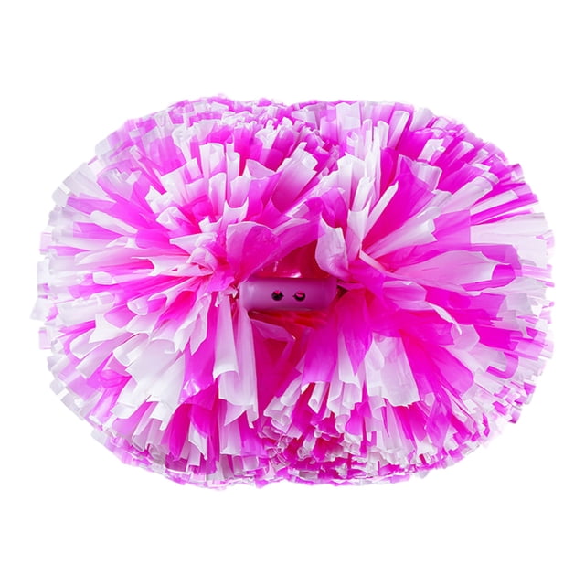Cheerleading Handheld Colorful Flowers Sports Activities Performance Cheering Supplies Round Colorful Practical Material Lightweight Handle Design Off