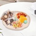 thumbnail image 1 of Plastic Candy Snack Fruit Plate Tray for Countertop Storage and Home Decor Display, 1 of 6